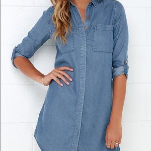 👖Soft Chambray Dress
